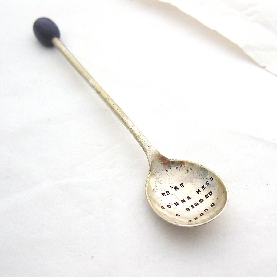 Purple Coffee Bean Spoon, We're Gonna Need A Bi... Folksy