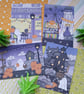 Halloween Ghost A6 Postcards - Image 1