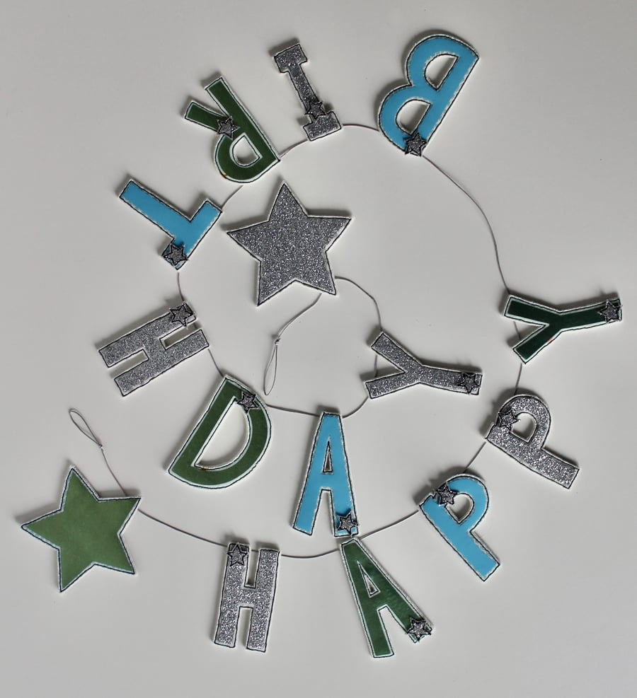 'Happy Birthday' Garland