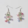 Pastel Cascade Earrings in Springtime Colours