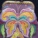 Rosemaling butterfly design purse 