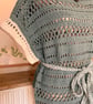 Summer Cotton Belted Tunic Beach Wear Evening Wear One Size - Image 2