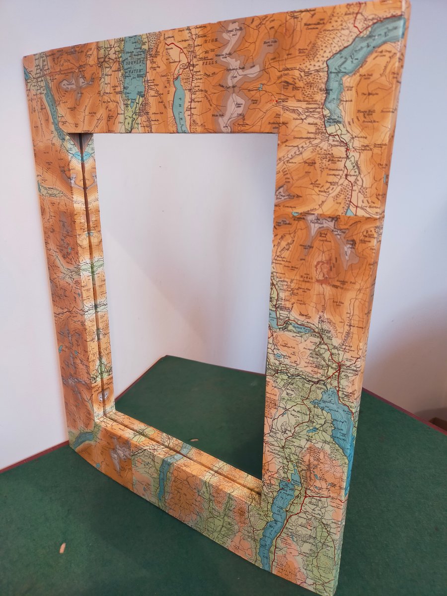 1952 Lake District collage mirror