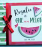 Melon Birthday Guest book, One in a Melon guest book, gift - Image 1
