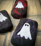 Handmade Ghost Felted Soap, gothic spooky Halloween gift for friend - Image 4