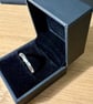 "Rain" - Sterling Silver Ring - 4g - Made To Any Size - 3mm x 2mm D shape - Image 1