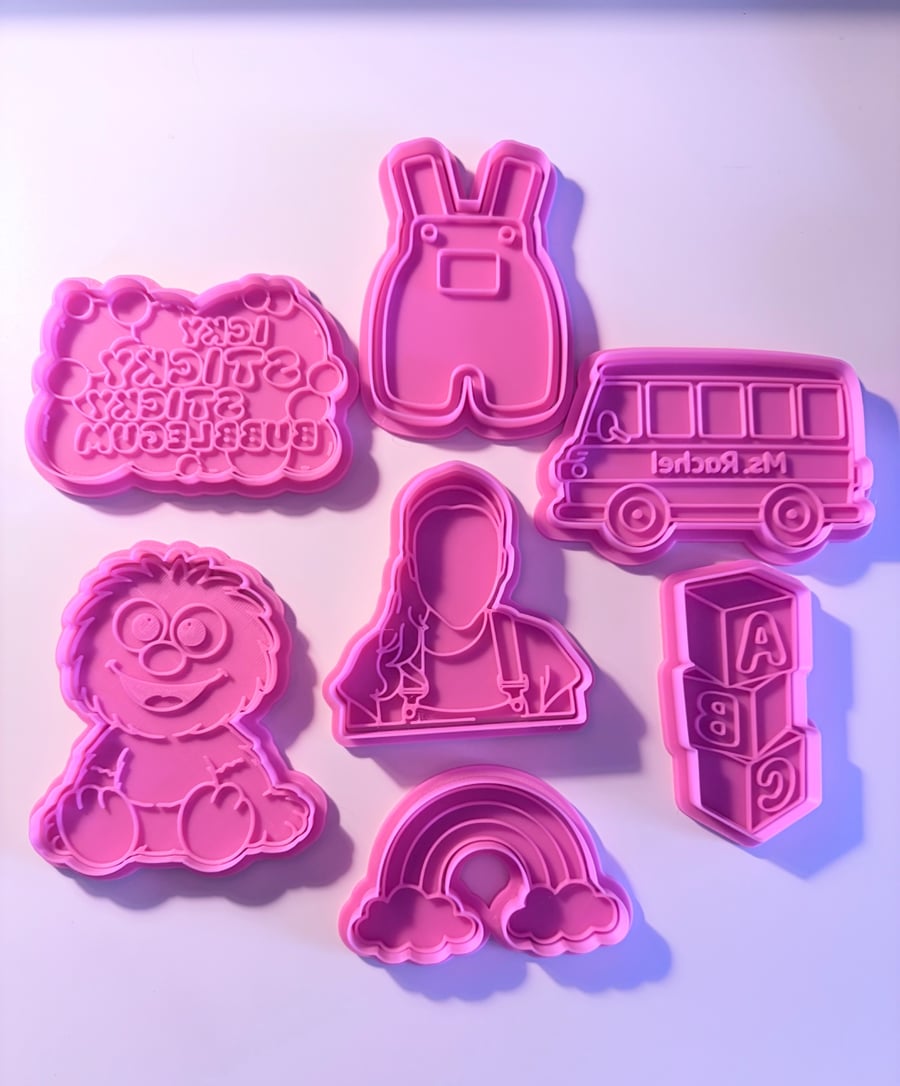 Miss Rachel cookie cutters - large set