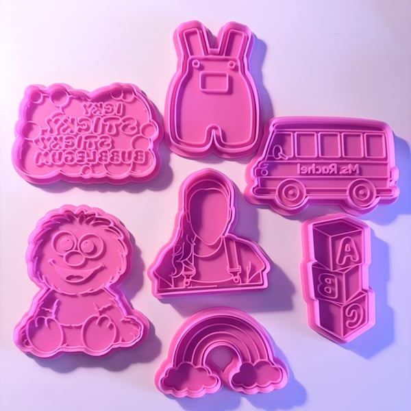 Miss Rachel cookie cutters - large set