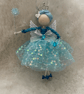 Elsa hanging Xmas tree fairy, xmas tree topper, flower fairy, keepsake gift
