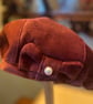 Russet Beret Style Velvet Hat