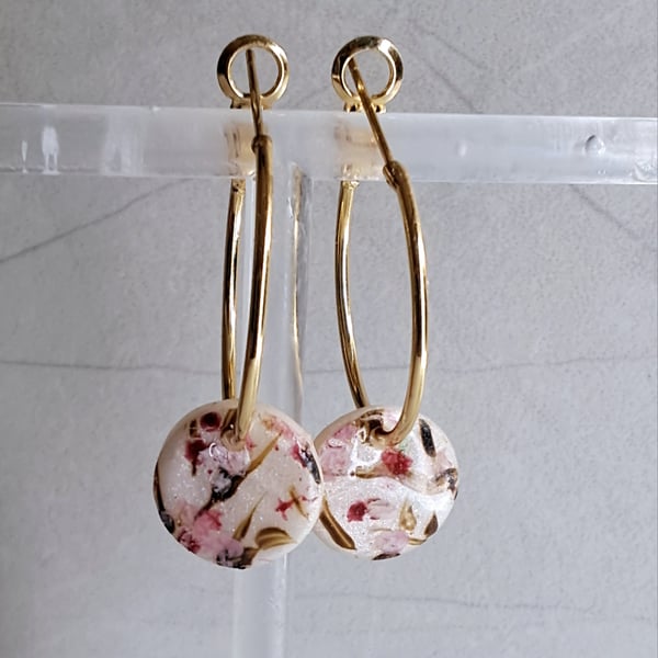 Cherry blossom earrings 