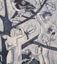 Magic in the Night -  Original Collagraph Print. Collagraph Print - Image 2