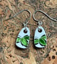 Handmade Earrings, Unique Earrings, Vintage, Eco Friendly Ceramic Earrings - Image 8