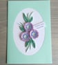 Teacher thank you card with quilled flowers, handmade, personalised - Image 3