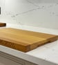 Personalised Iroko Chopping Board - Small Solid Wood Serving Kitchen Board  - Image 2