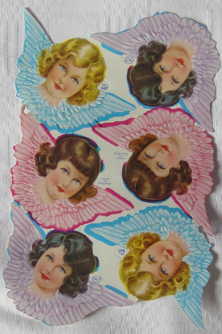 Vintage Christmas Angel Scraps - 2 sheets