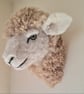 Lifesize faux sheep head 