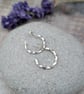 Sterling Silver Twisted Hoop Earrings - JBJ1081 - Image 5