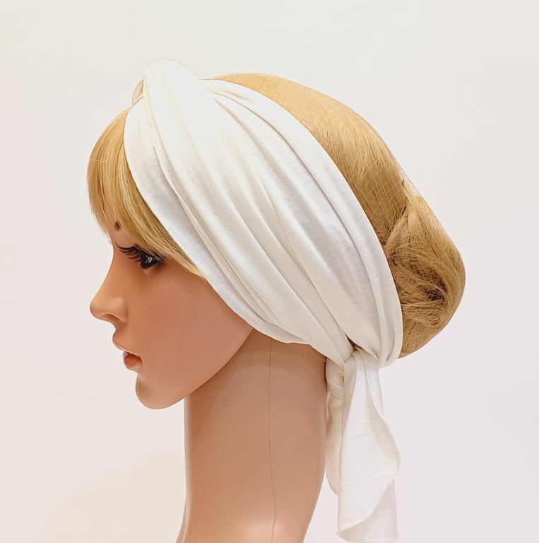 Stretchy dreadlocks hair wrap self tie head scarf hair tie headband bandanna