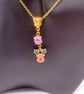 Reindeer with a Red Nose Novelty Christmas Necklace and Earrings, Christmas 2025 - Image 5