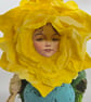 Adorable Daffodil Girl Spun Cotton Ornament 