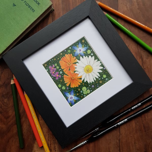 Garden Flowers - original art 