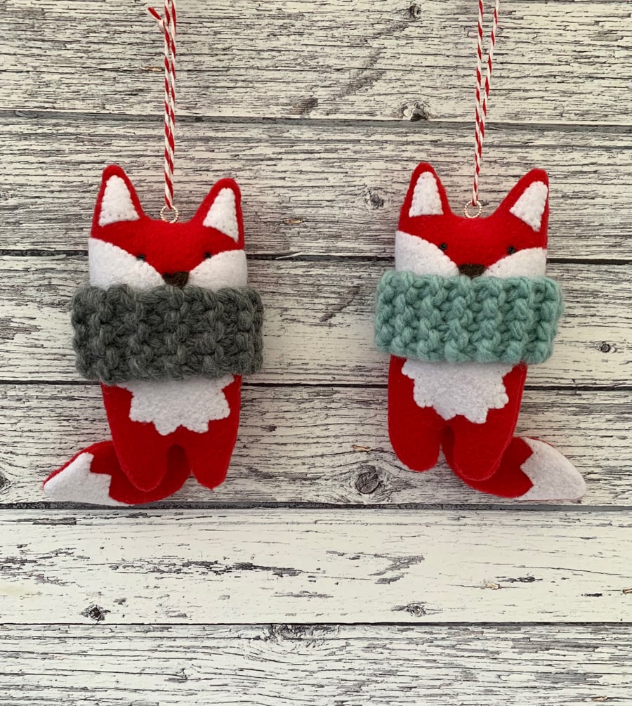 Hanging Fox decoration 