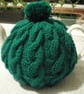 Traditional Cable Tea Cosy - 4 cup pot - Image 1