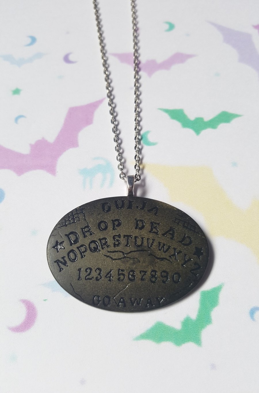 Ouija Board Cameo Necklace 