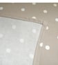 Napkin Beige Brown and White Polka Dot 14" Serviette Washable Cotton Cloth - Image 6