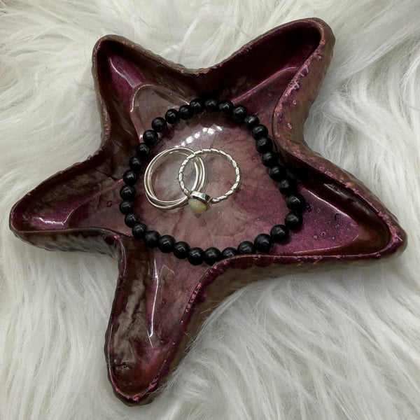 Starfish jewellery trinket tray