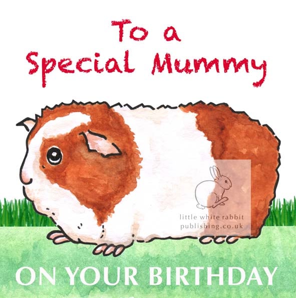 Gerry the Guinea Pig - Special Mummy Birthday Card