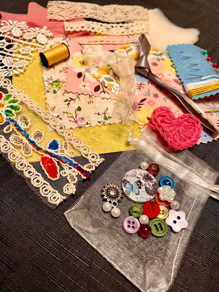 Slow Stitch Kit, Beginner’s Slow Stitch Kit, Craft Kit, Mindful Stitching Kit