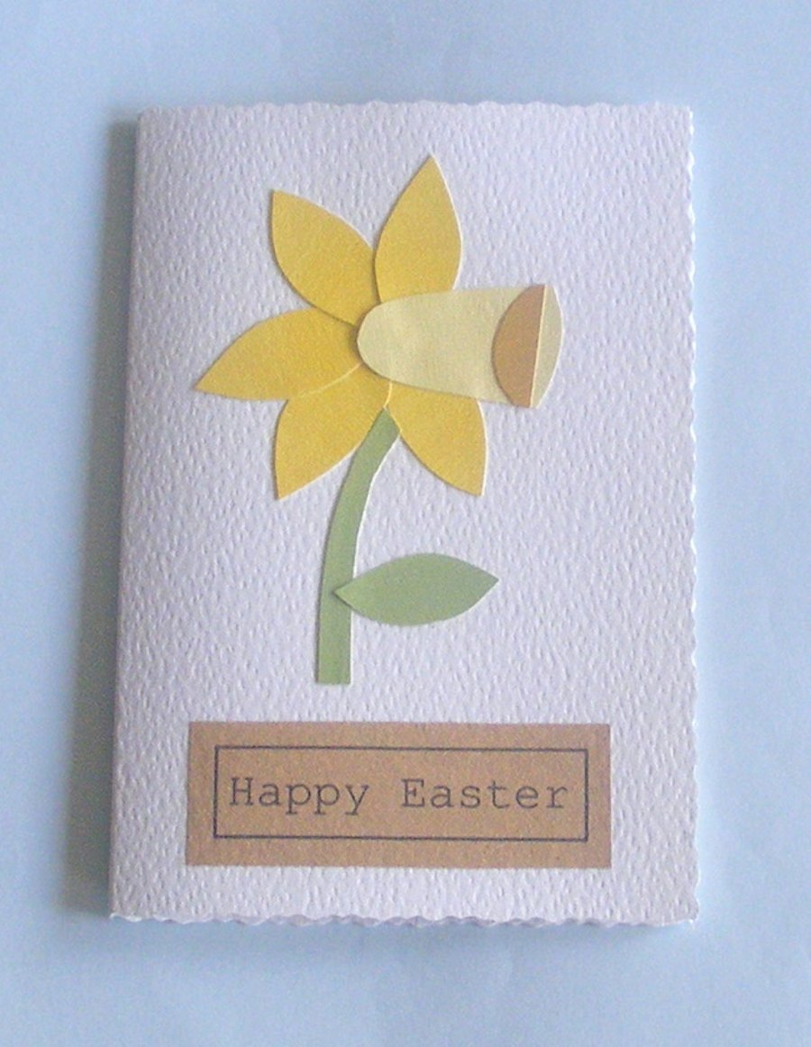 handmade Easter card can be personalised