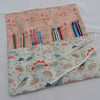 50% off Sale Crochet Hook Roll or Make up Brushes or Jewellery Tools Roll  