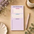 Magnetic Notepad Planner - Daily To Do List, Priorities, Notes (Optional Magnet)