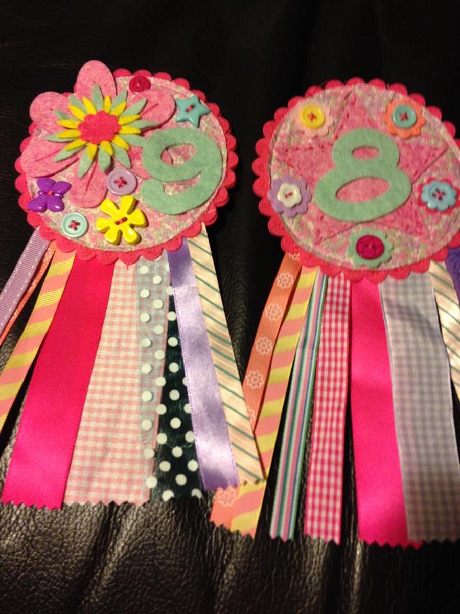 Birthday badge-Rosette - Any age