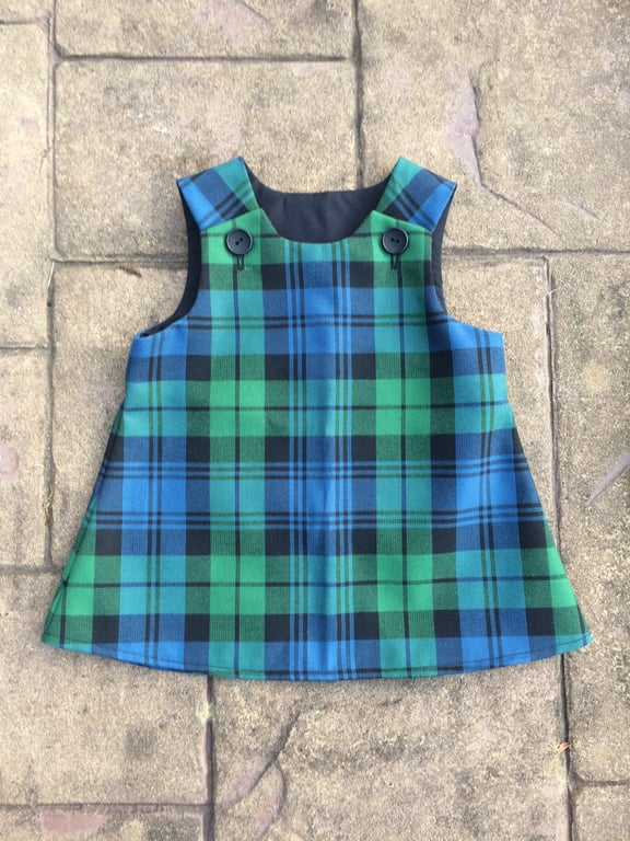 Campbell Ancient Tartan Pinafore Dress
