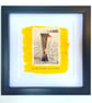 Hatman; framed image, mounted and printed on card and handmade paper - Image 3
