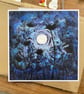 Moon and magic night garden print. 
