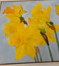 Mixed media Daffodils painting  - Image 2