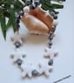 Lava Rock -Lava Stone & Grey Picture Jasper Necklace. ONE OFF - Image 7