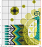 298 - Cross stitch Pattern Scandinavian style geometric folk art Peacocks - Image 5