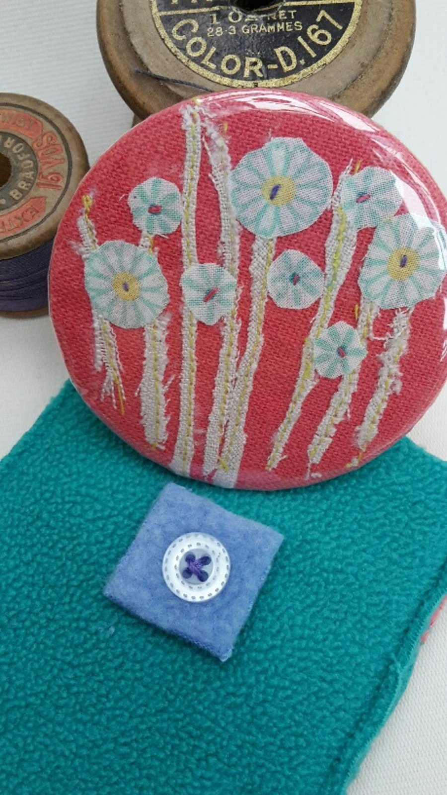 Pocket mirror - Flower meadow