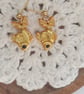 Goldfish dangle earrrings - Image 3