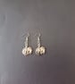 Silver dangle pumpkin earrings  - Image 3