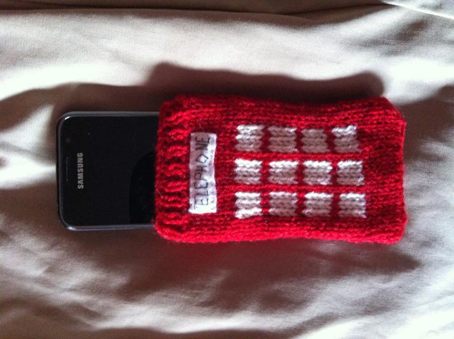 Vintage Telephone Box Mobile Phone Cover