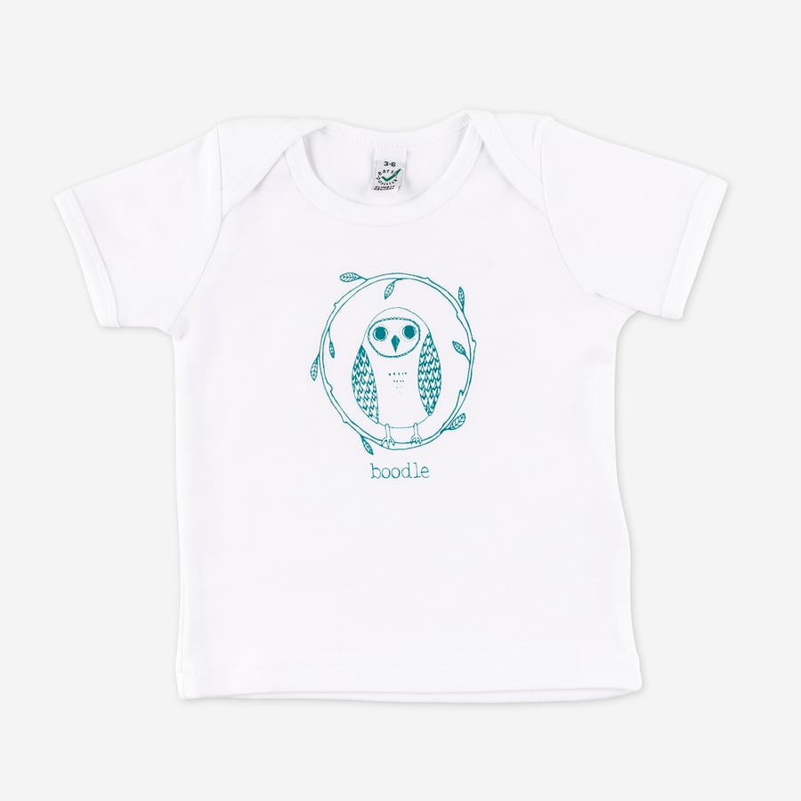 Organic owl baby T-shirt
