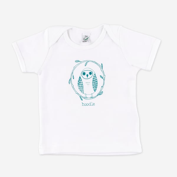 Organic owl baby T-shirt