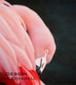 Exclusive Pink Flamingo Greetings Card - Image 1